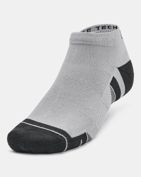 Calcetines UA Performance Tech 3-Pack Low Cut Socks unisex, Gray, pdpMainDesktop image number 1